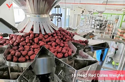 Dried Fruit Red Dates Multihead Weigher Packing Machine